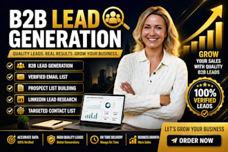 do b2b lead generation linkedin lead research email list building