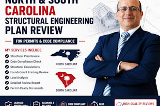 review structural permit plans for north and south carolina