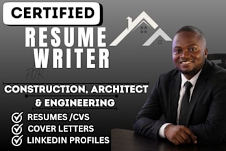 write a professional construction resume, ats optimized