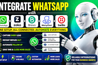 integrate whatsapp with zoko brevo manychat twillo integration