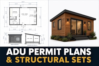 residential adu design and structural permit set