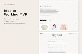 turn your startup idea into a working web app mvp