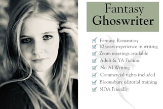 ghostwrite your fiction book