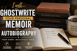 ghostwrite your personal memoir or autobiography book