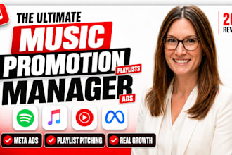 grow real listeners for your music with meta ads and playlist placement campaign
