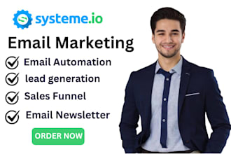 setup system io email automation sales funnel system io lead generation