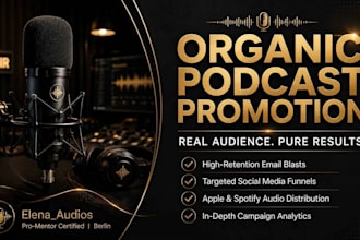 do organic podcast promotion for apple and spotify audio distribution