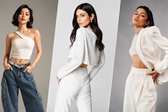 create a hyperrealistic ai model for clothes brand promotion