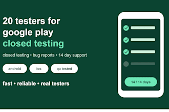 do google play console closed testing with 12 or 20 testers