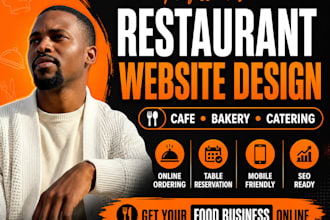 design restaurant website cafe bakery catering website design catering ads