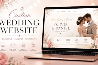 design and build a wadding website