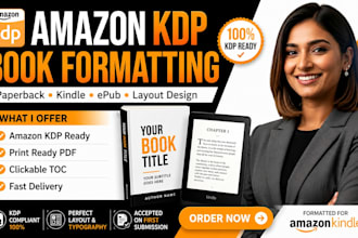 do KDP paperback and kindle ebook formatting