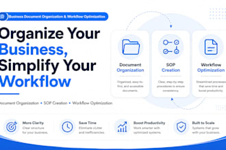 organize your documents, workflows, and information systems