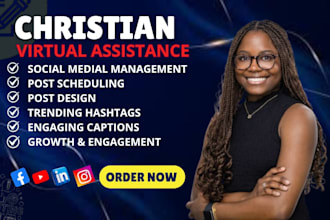 be your christian virtual assistant, for church administration and ministry