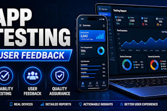 test your app or software and provide detailed feedback