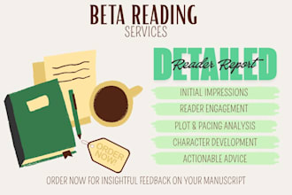 beta read your work and give you prompt, tailored feedback
