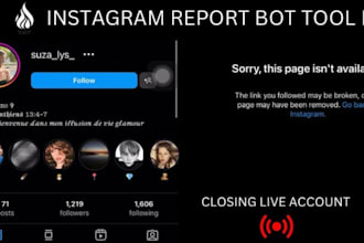 takedown ig banning bot, copyright remove tiktok x yt fb harassing content dmca