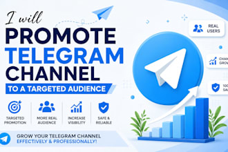 promote telegram channel to a targeted audience