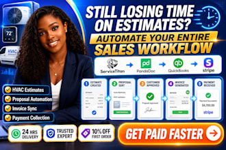 integrate servicetitan lofty quickbooks stripe pandadoc hvac estimates