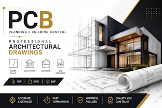 professional planning and building control drawings