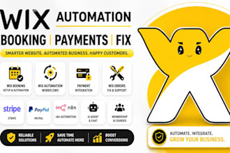 do wix automation fix wix website errors wix booking system wix payment method