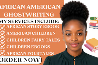 ghostwrite african stories, children fairy tale, children ebook, american story
