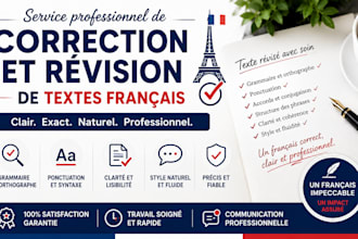 proofread and edit your french content professionally