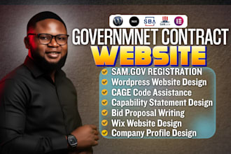 design government contract website to win sam gov contract bids and bid proposal