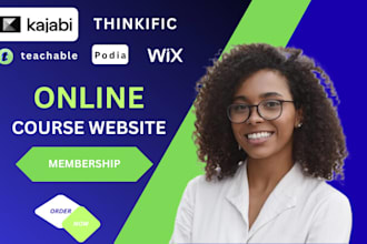 create online course website kajabi wix podia systemeio kajabi