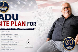 design adu site plan for washington, florida massachusetts permit