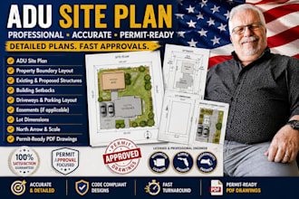 design adu site plan for washington, florida massachusetts permit