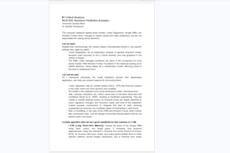 do professional research and create clear, concise summaries