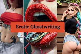 ghostwrite romance book erotic fanfiction nsfw anime script for you