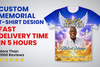 design memorial funeral rip in loving memory t shirt design