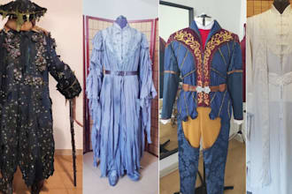 sew custom cosplay costume for anime game and any character