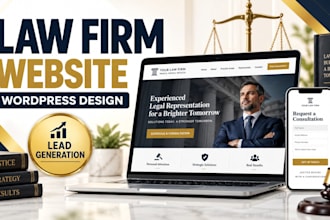 design a wordpress website for solo attorneys and small law firms