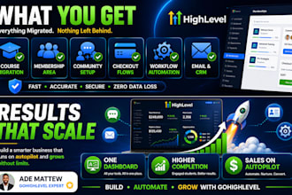 migrate kajabi skool to gohighlevel course and funnel system