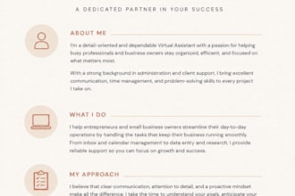 be your reliable VA for administrative tasks