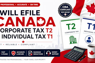 efile canada corporate tax t2 and individual tax t1