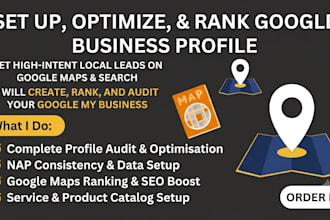 set up, optimize, and rank your google my business profile