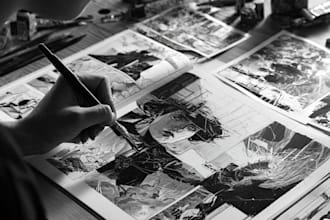 draw a comic book illustration, comic graphic novel