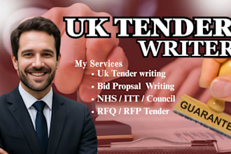 write winning UK tender proposals, bid responses and government contracts