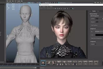 3d metahuman charcter, 3d character rigging, maya, blender, daz3d, ue5, cc4
