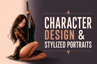 diseñare personajes y retratos estilizados en anime