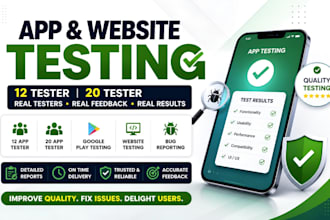 12 tester 20 tester google play 12 app 20 app tester qa testing website testing