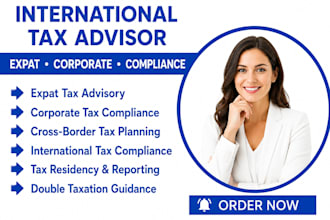 be your international tax advisor for expat, corporate tax, and compliance