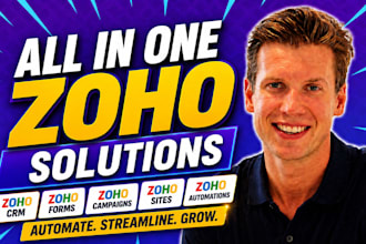 zoho crm, zoho one, zoho email campaign, zoho automations,form,zoho site,creator