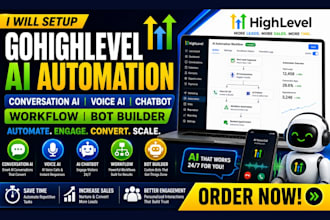 gohighlevel ai automation conversation ai voice ai chatbot workflow bot builder