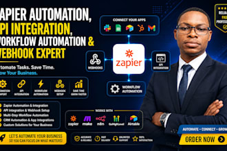 zapier automation, API integration, workflow automation and webhook expert