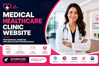 design medical website healthcare website medical healthcare clinic website